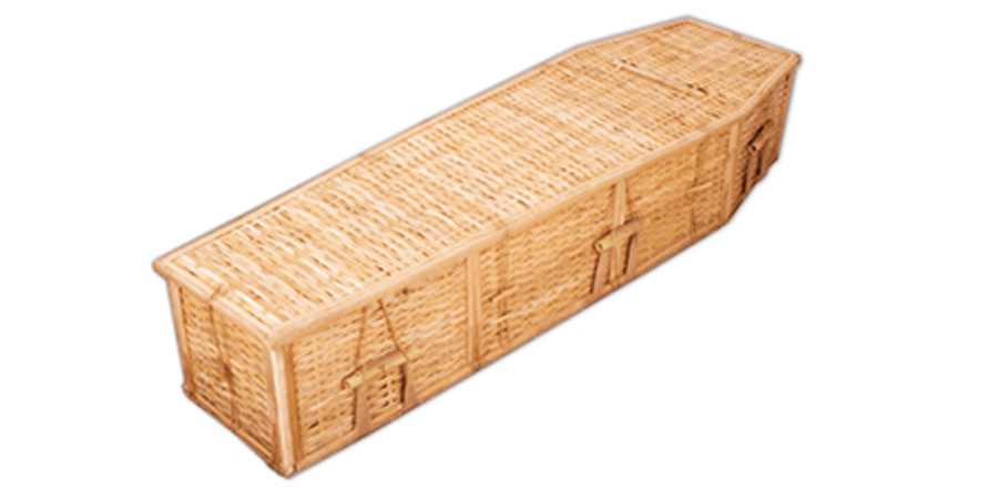 Bamboo coffin