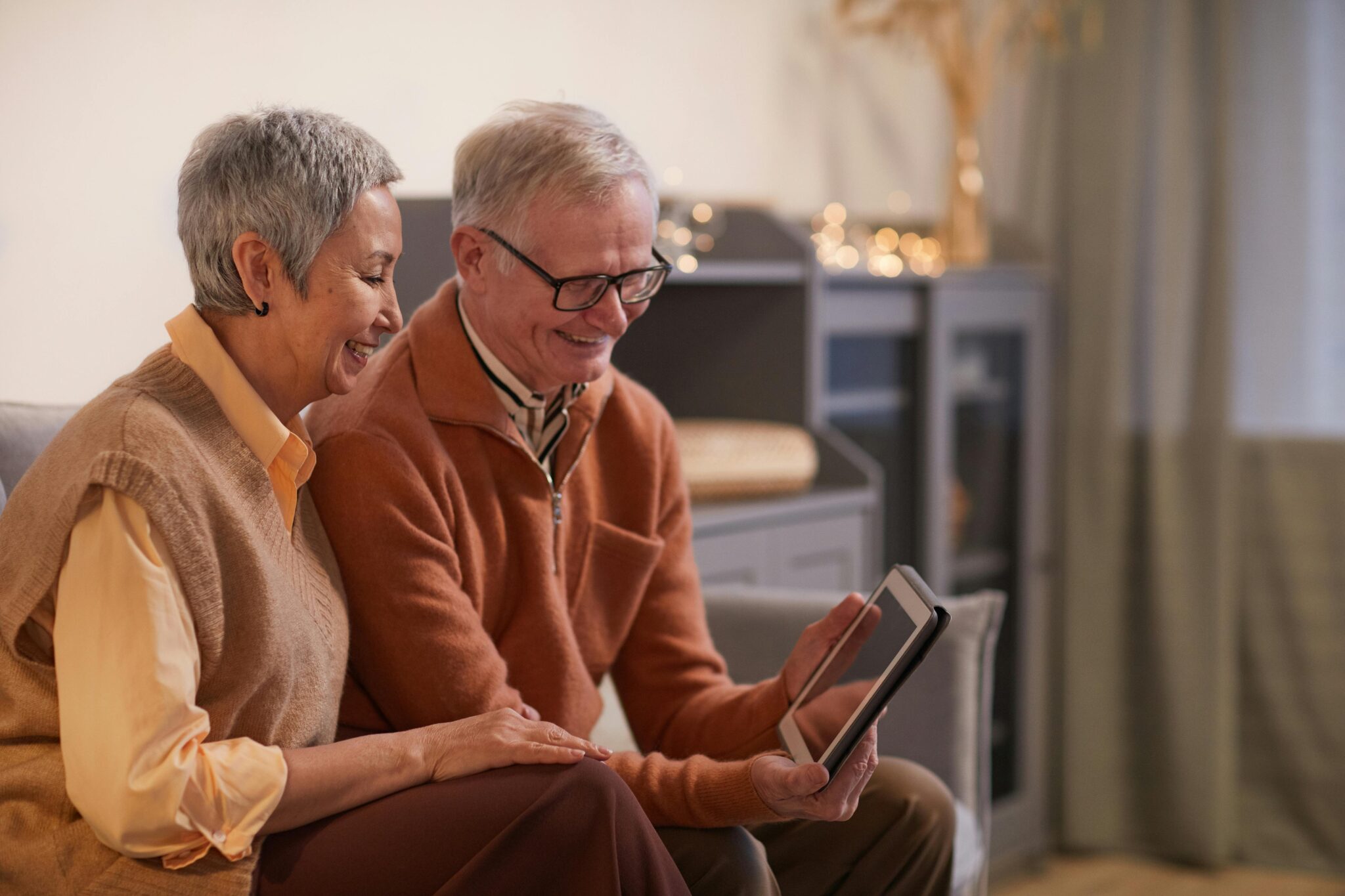 Elderly Couple Planning for a Funeral