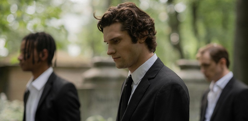 A Man in Black Suit Jacket